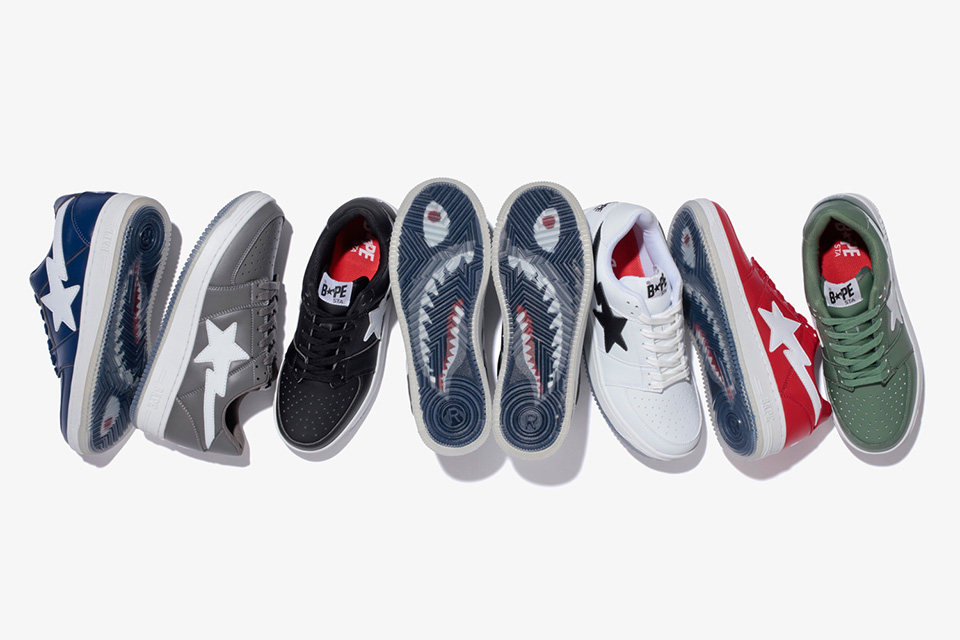 A Bathing Ape Unveils Shark BAPESTA Sneakers – PAUSE Online | Men's ...