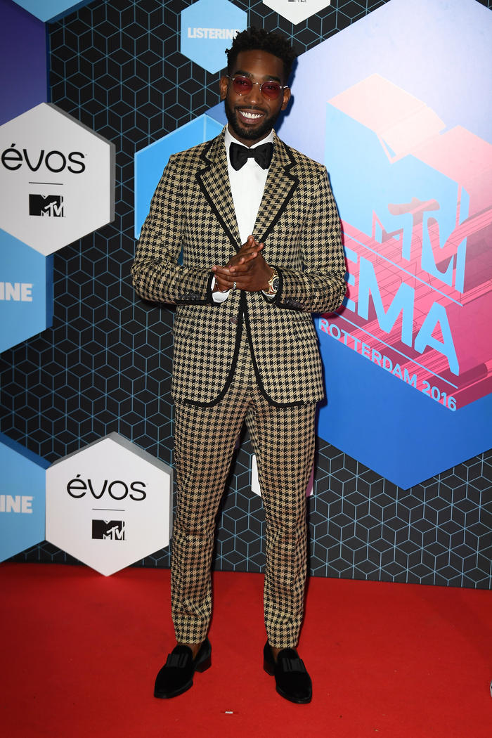 Tinie Tempah attend the MTV Europe Music Awards 2016 on November 6,   2016 in Rotterdam,   Netherlands.