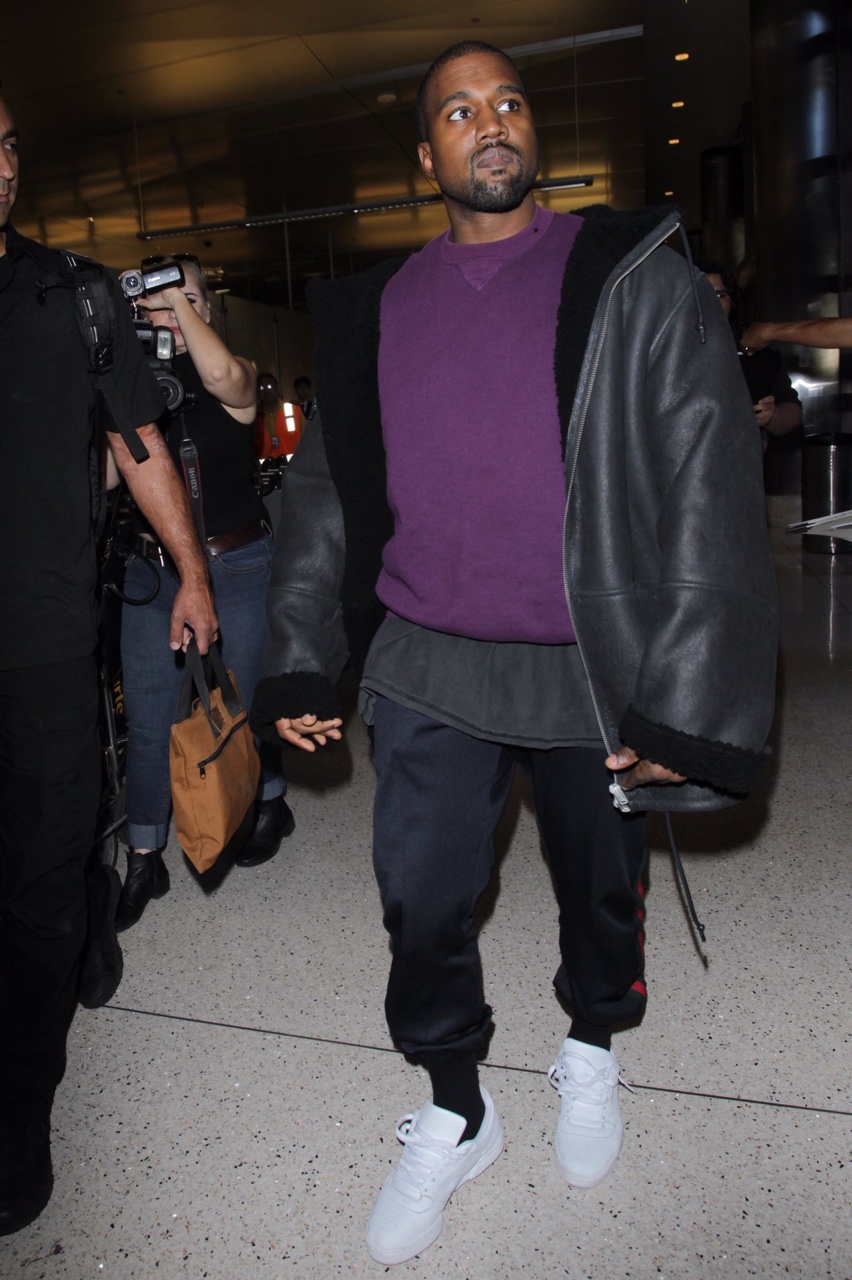 SPOTTED: Kanye West Yeezy Season 3 Shearling & Gucci Pants – PAUSE ...