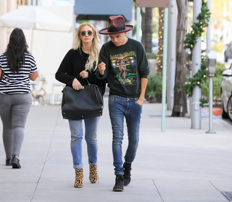 evan-ross-john-varvatos-boots-gunner-hat-ashlee-simpson-saint-laurent-boots-fendi-bag