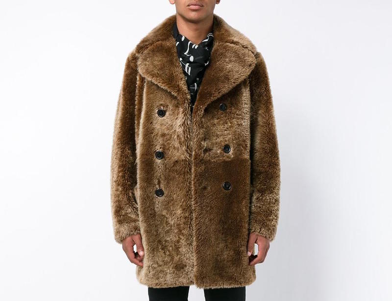 Harry Styles in the Shearling Coat