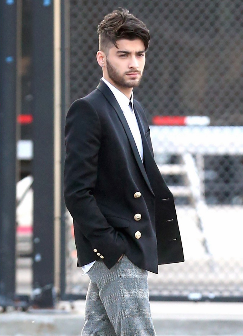 Zayn Malik at the Louis Vuitton Men's Fashion show June 25 2015