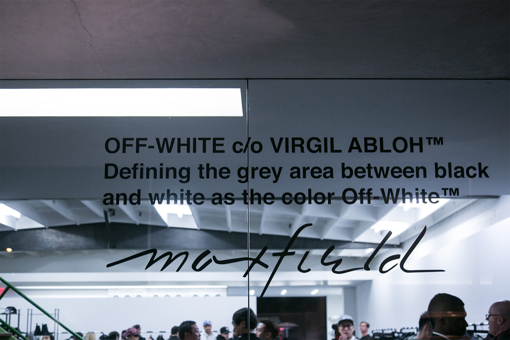 OFF-WHITE Maxfield Gallery Pop-Up