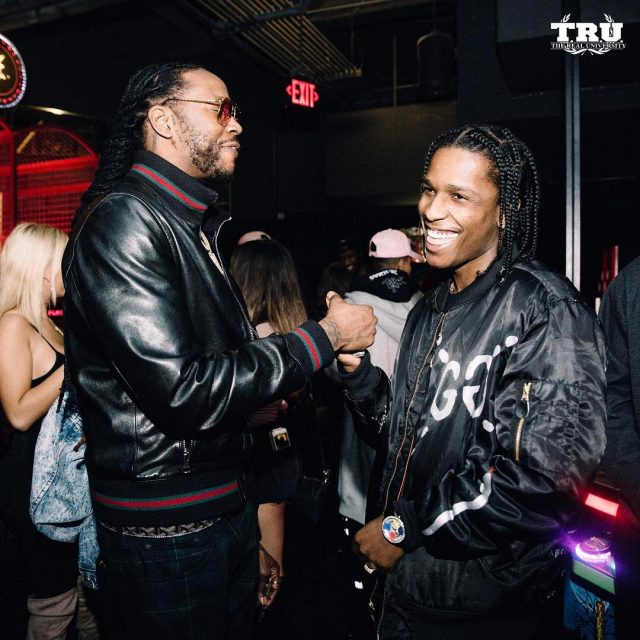 A$AP Rocky Red Leather Jacket