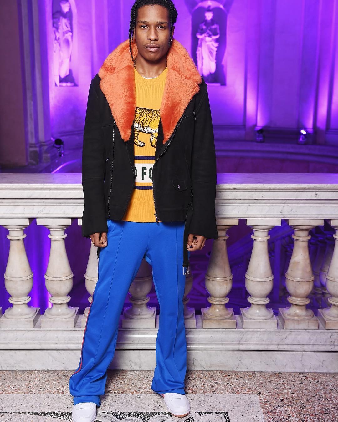 Rocky In Midnight And Adidas Sweatpants – PAUSE Online | Men's Street Style, Fashion News & Streetwear