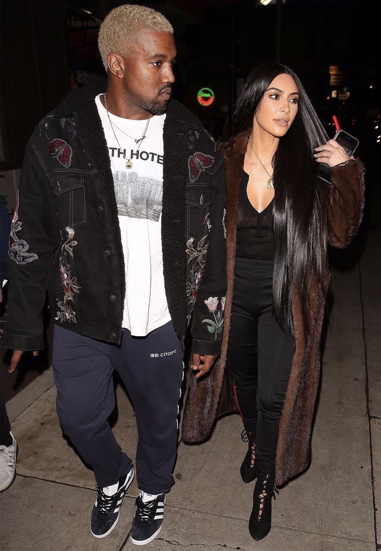 SPOTTED: Kanye West In Gosha Rubchinskiy Sweatpants, Raf Simons