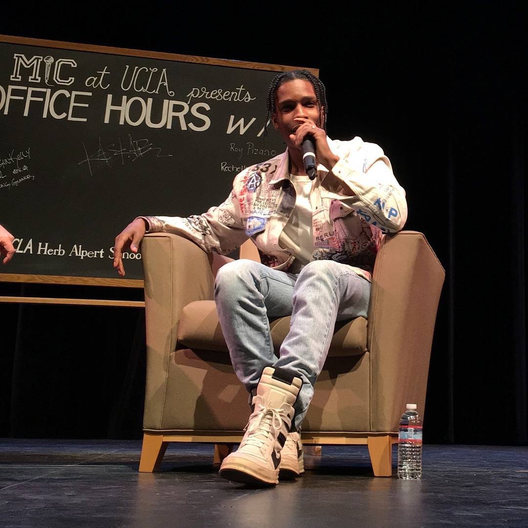 Spotted: ASAP Rocky In Vintage Rick Owens Sneakers – PAUSE Online