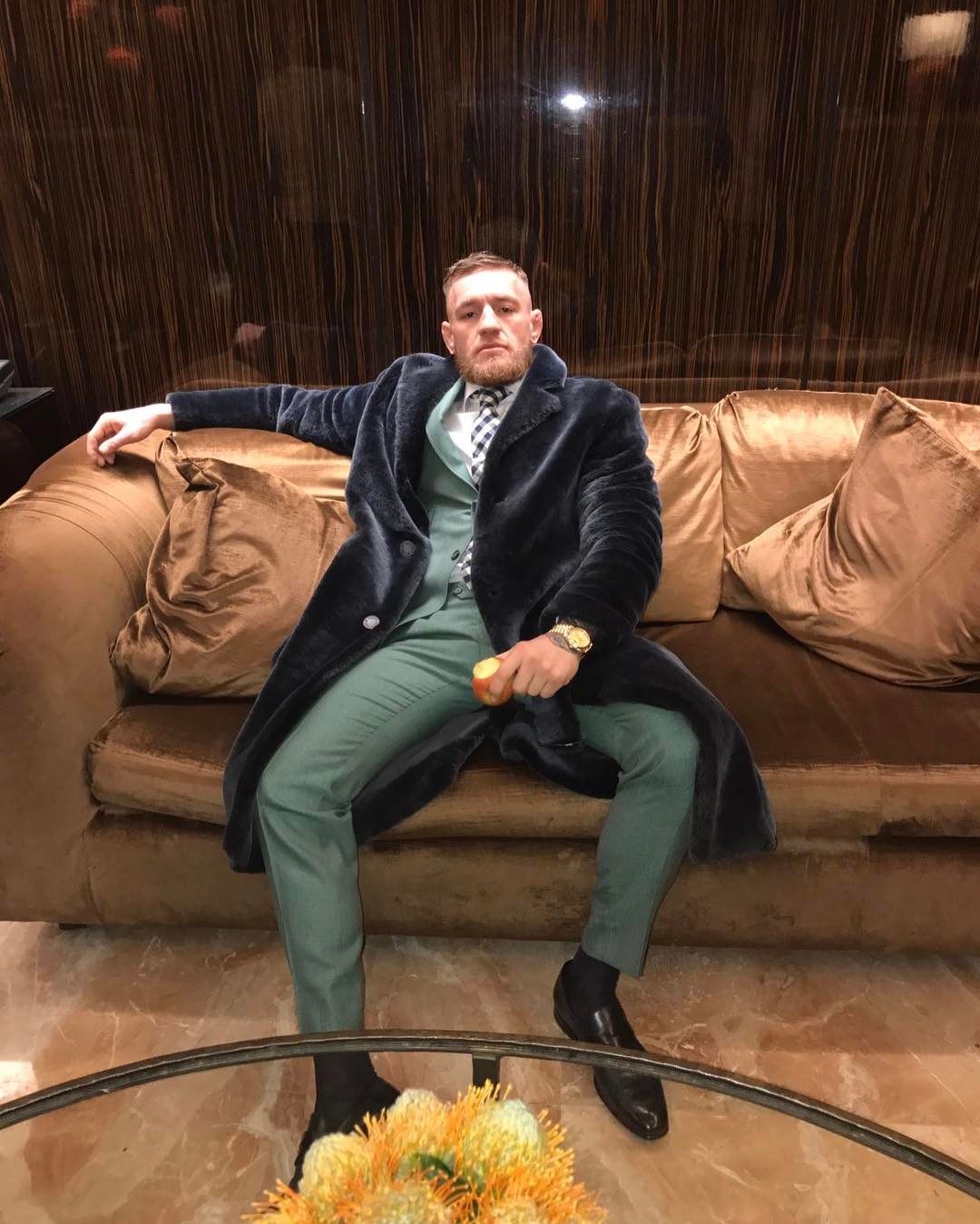 SPOTTED: Connor McGregor Rocks Fitted Louis Vuitton Tracksuit