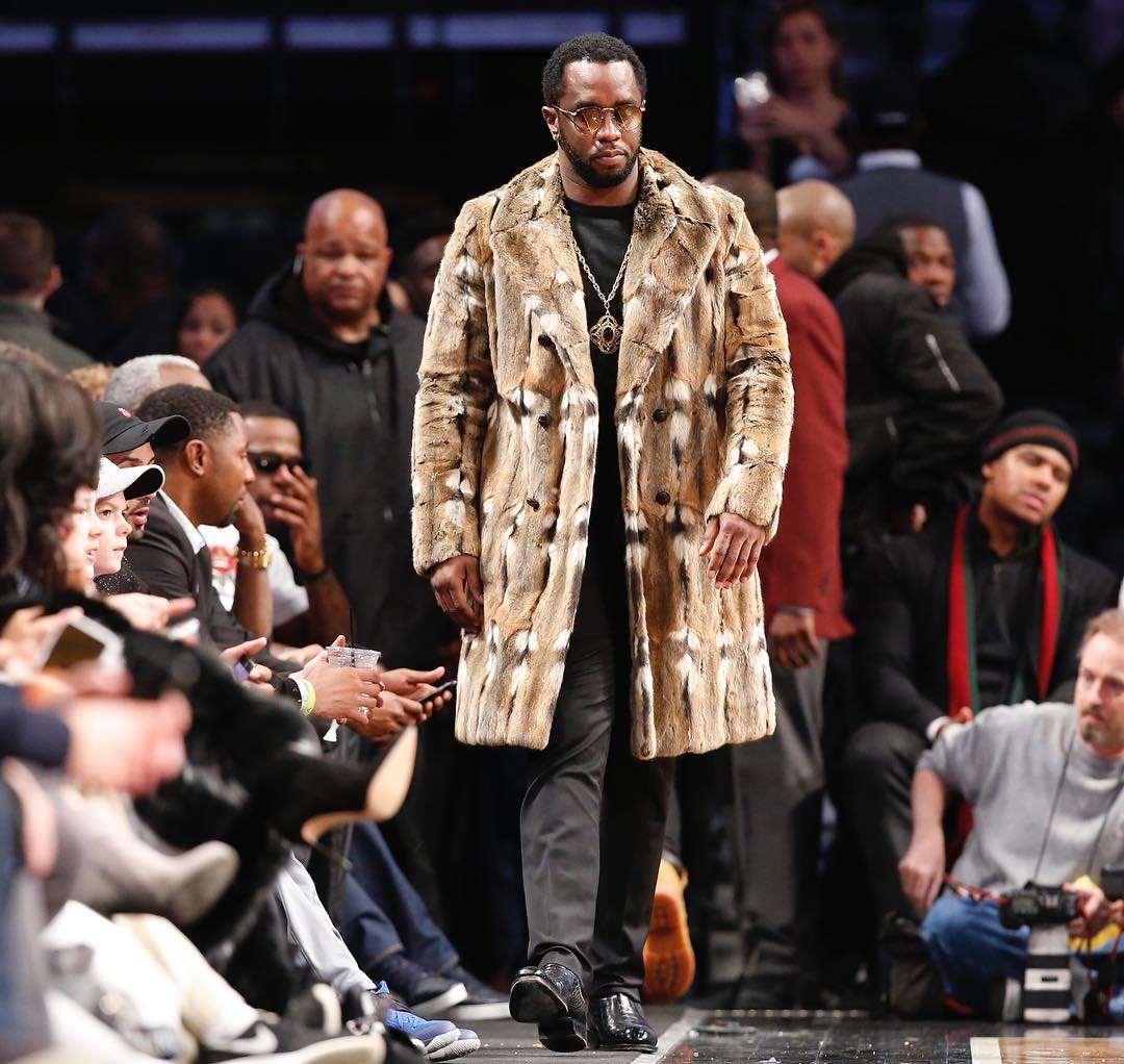 SPOTTED: Diddy In Gucci Fur Coat – PAUSE | Men's Fashion, Street Style, Fashion News &