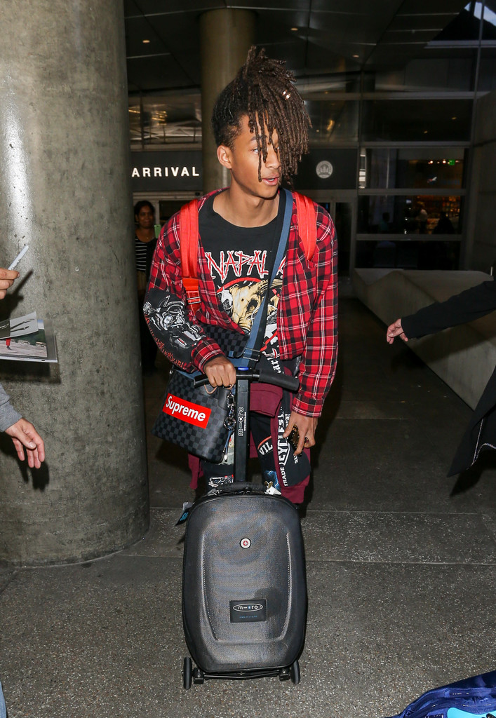 SPOTTED: Jaden Smith In Adidas NMD Sneakers And Customised Louis Vuitton x Supreme  Bag – PAUSE Online