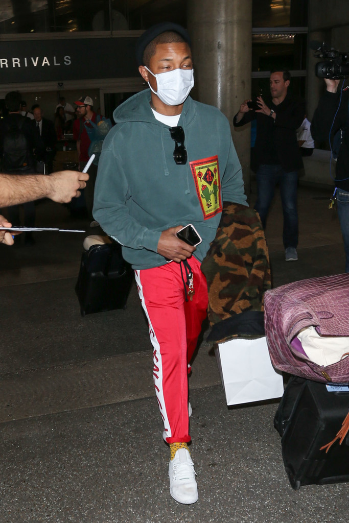 SPOTTED: Pharrell Williams In Bedwin And The Heartbreakers Camo Coat ...