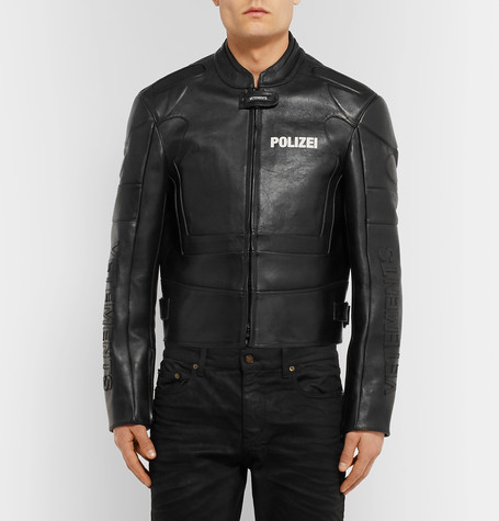 Would You Spend £3920 On This Vetements Polizei Leather Jacket? – PAUSE ...