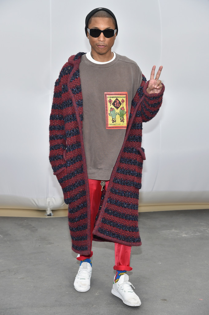 Pharrell Williams Chanel Fashion Show March 8, 2016 – Star Style Man