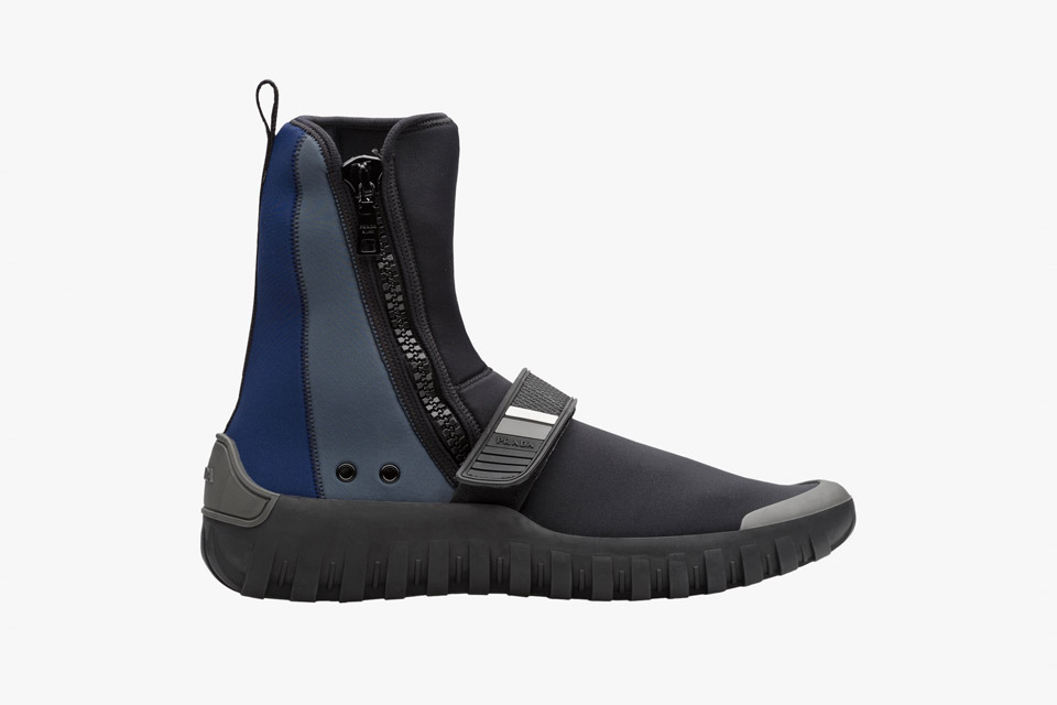 Prada scuba ankle clearance boots