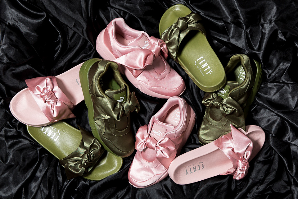 Fenty shoes outlet with bow