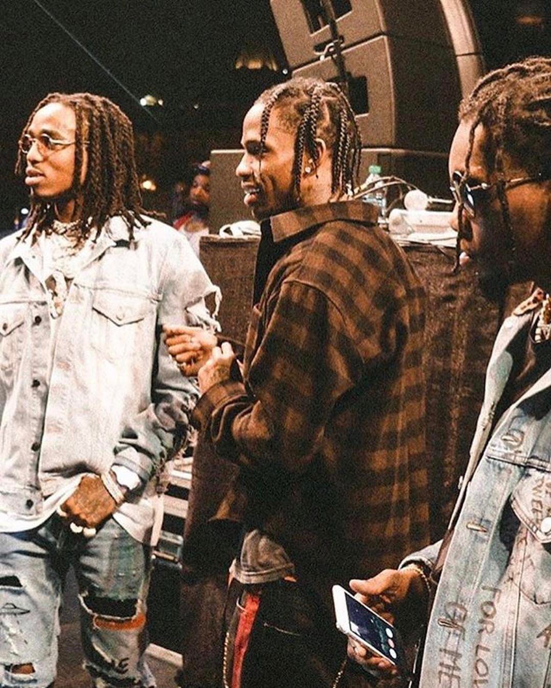 SPOTTED: Travis Scott, Quavo And Offset 