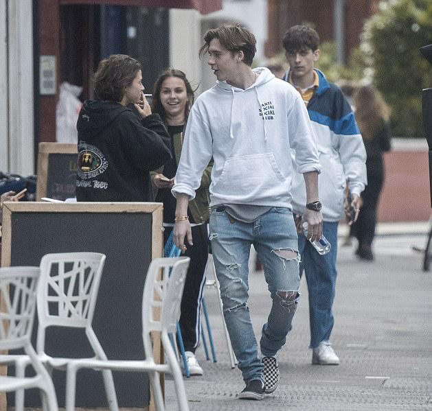 SPOTTED: Brooklyn Beckham In Kappa Jacket & Louis Vuitton Bag – PAUSE  Online