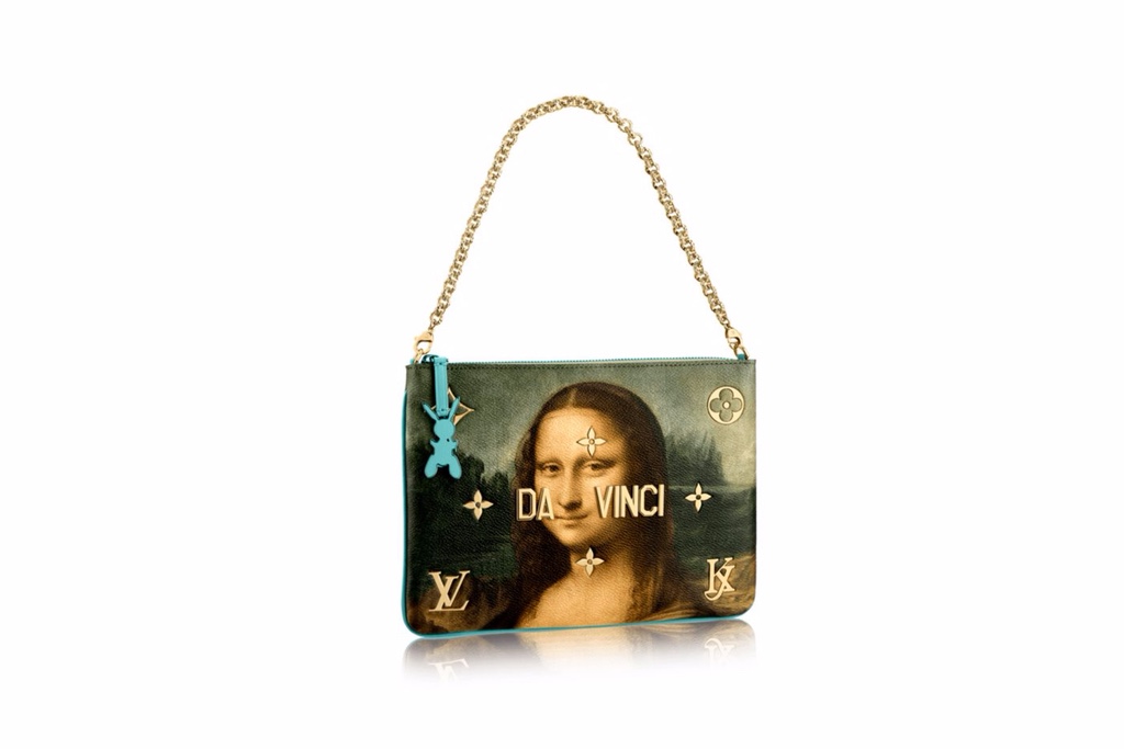 Jeff Koons - Mona Lisa Leonardo da Vinci Bag for Louis Vuitton (Hand  Signed) for Sale