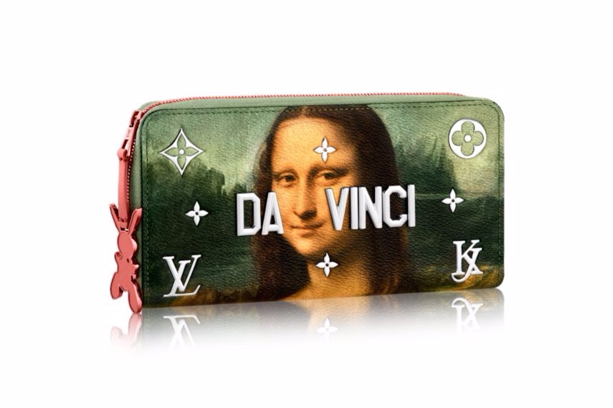 Louis Vuitton Masters Collection Da Vinci Jeff Koons Wallet on Chain