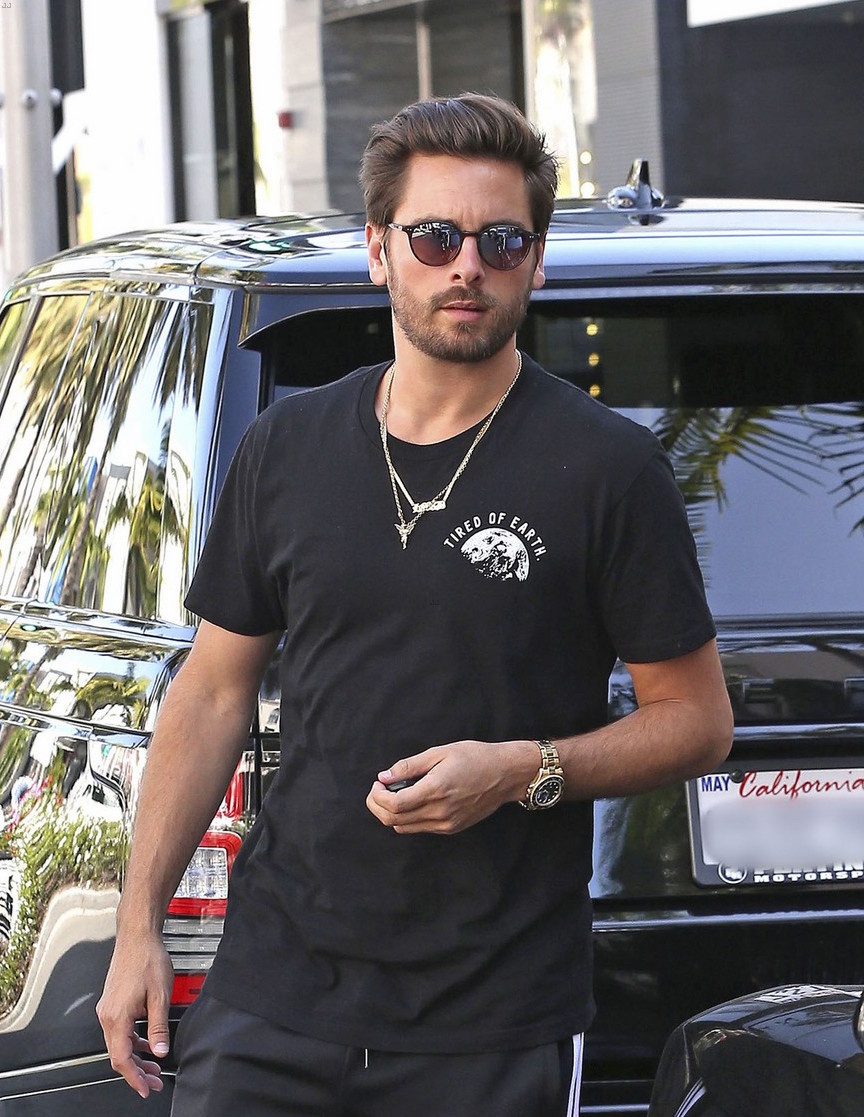 Scott Disick Wears Adidas Yeezy Calabasas Powerphase Sneakers