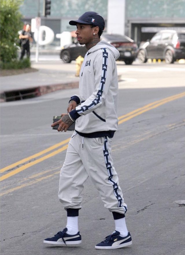 Sneakers SPOTTED: Tyga Men\'s Kappa Sweatpants in Online PAUSE Fashion, Style, | and – Hoodie, & Street Fashion Streetwear News Puma