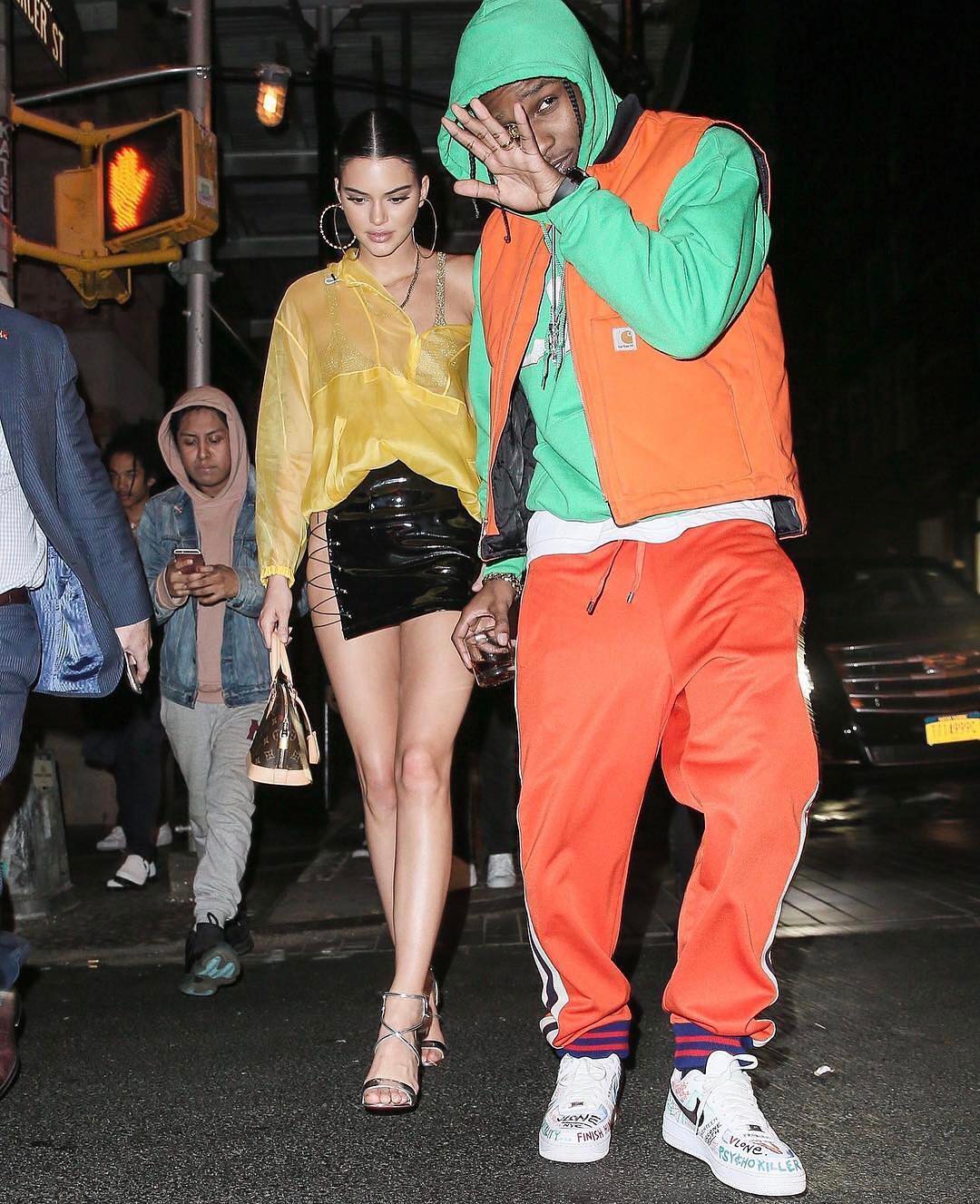 Vlone hotsell orange pants