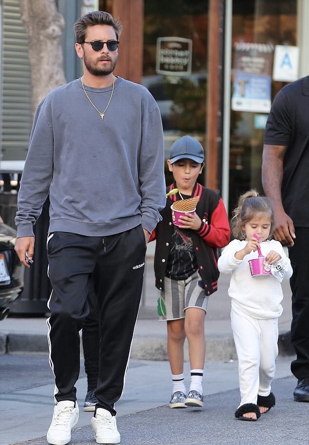 Scott Disick Wears Adidas Yeezy Calabasas Powerphase Sneakers