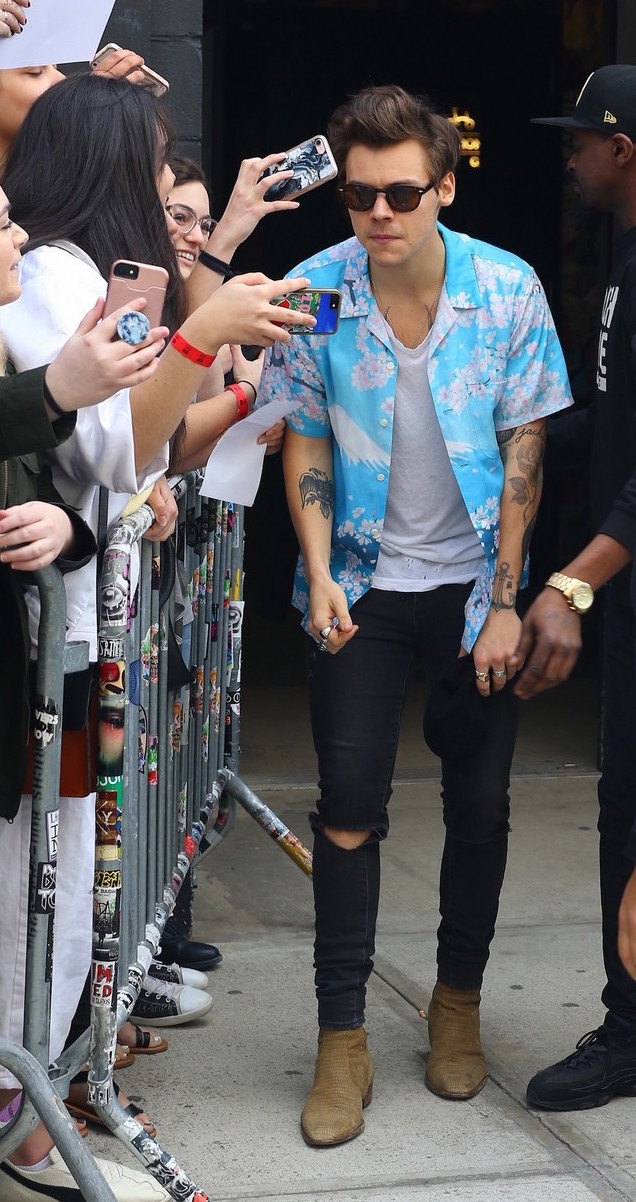 summer harry styles street style