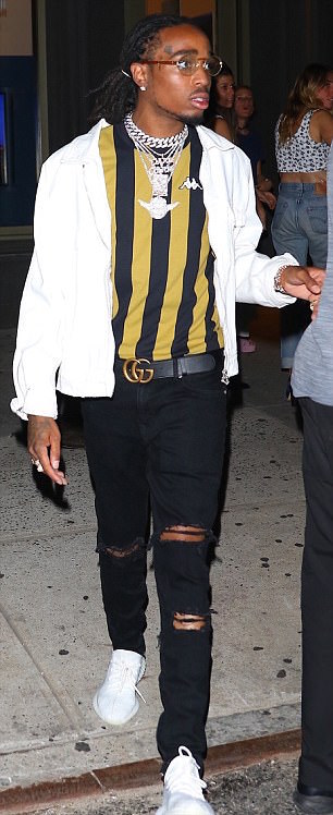 SPOTTED: Migos' Quavo In Kappa Shirt, Gucci Adidas Yeezy BOOST 350 Sneakers – PAUSE Online | Men's Fashion, Street Style, Fashion News & Streetwear