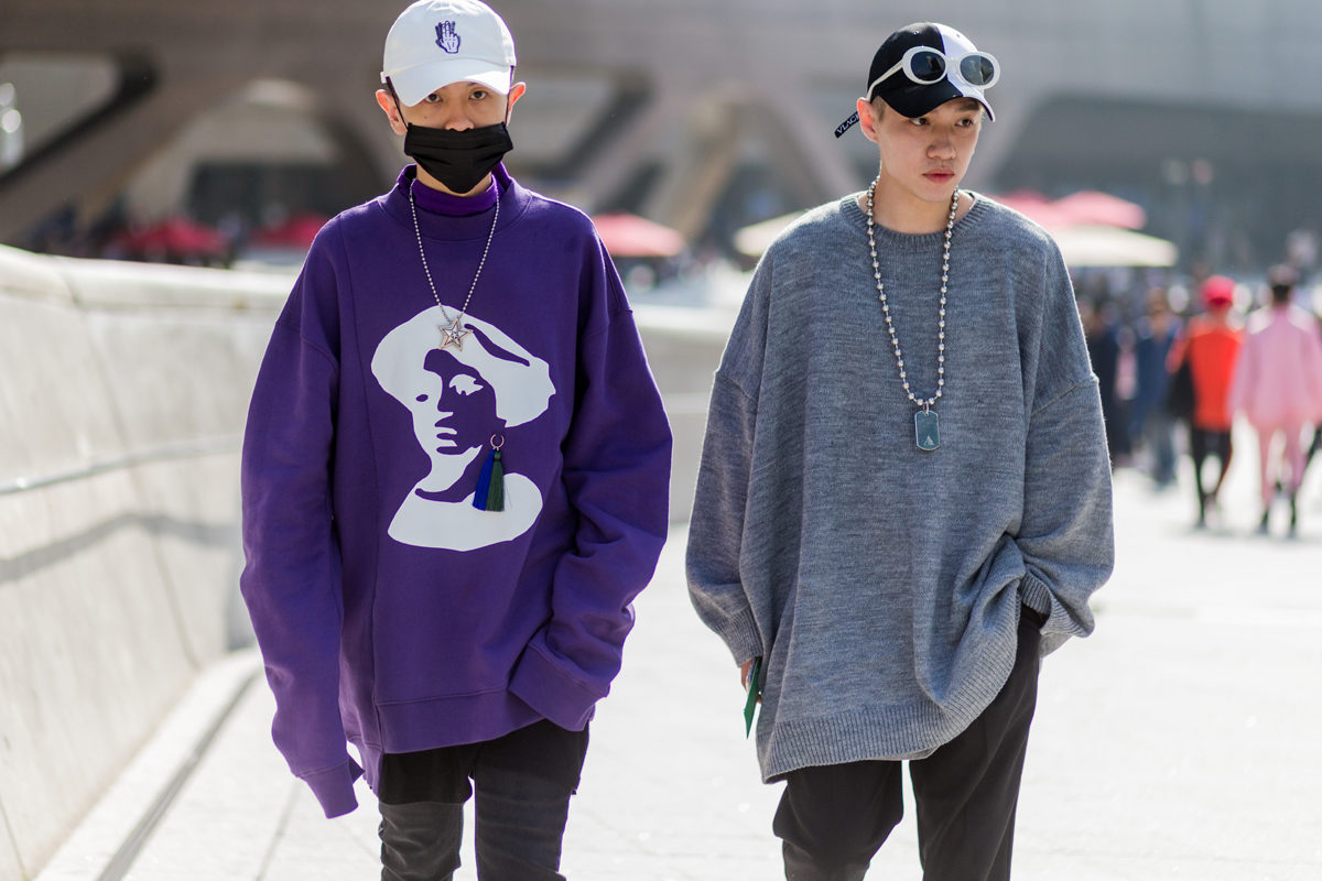 Louis Vuitton X Supreme: Seoul Street Style