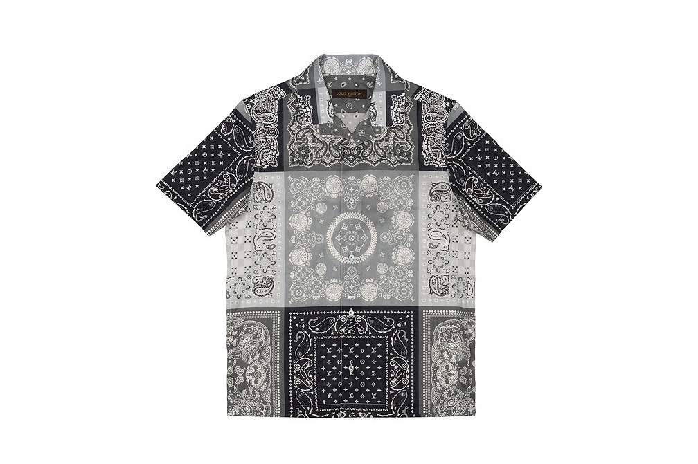 Louis Vuitton Fragment Design SS17 Bandana Print Button Up Shirt