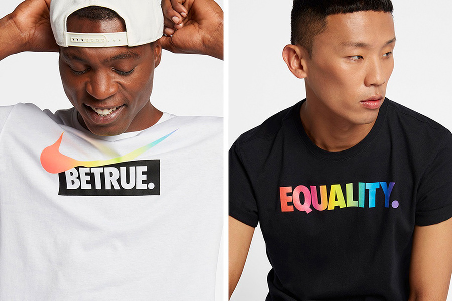 Nike equality sale shirt rainbow