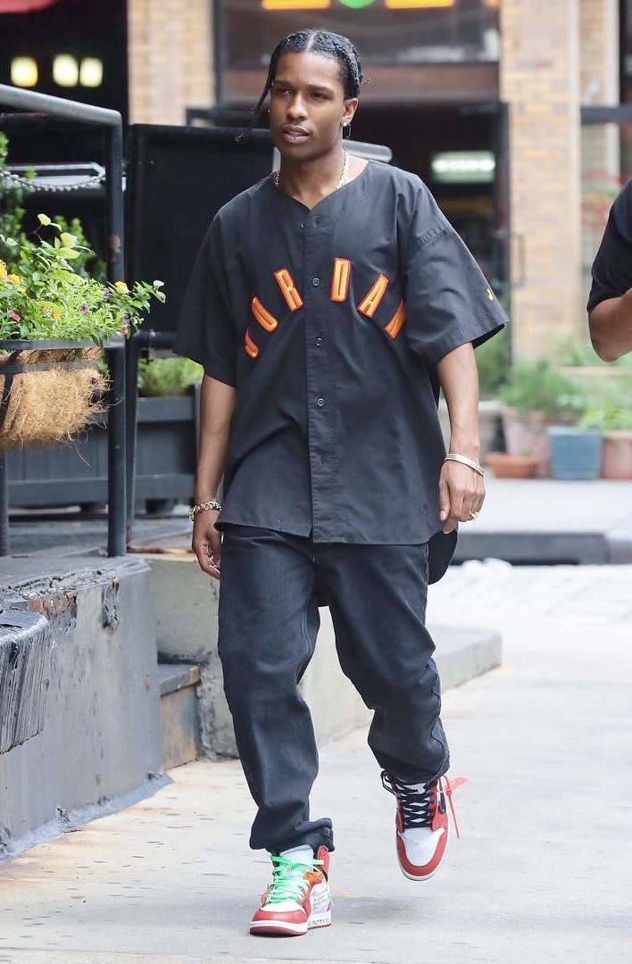 SPOTTED: A$AP Rocky in Air Jordan and Off-White x Air Jordan Sneakers –  PAUSE Online