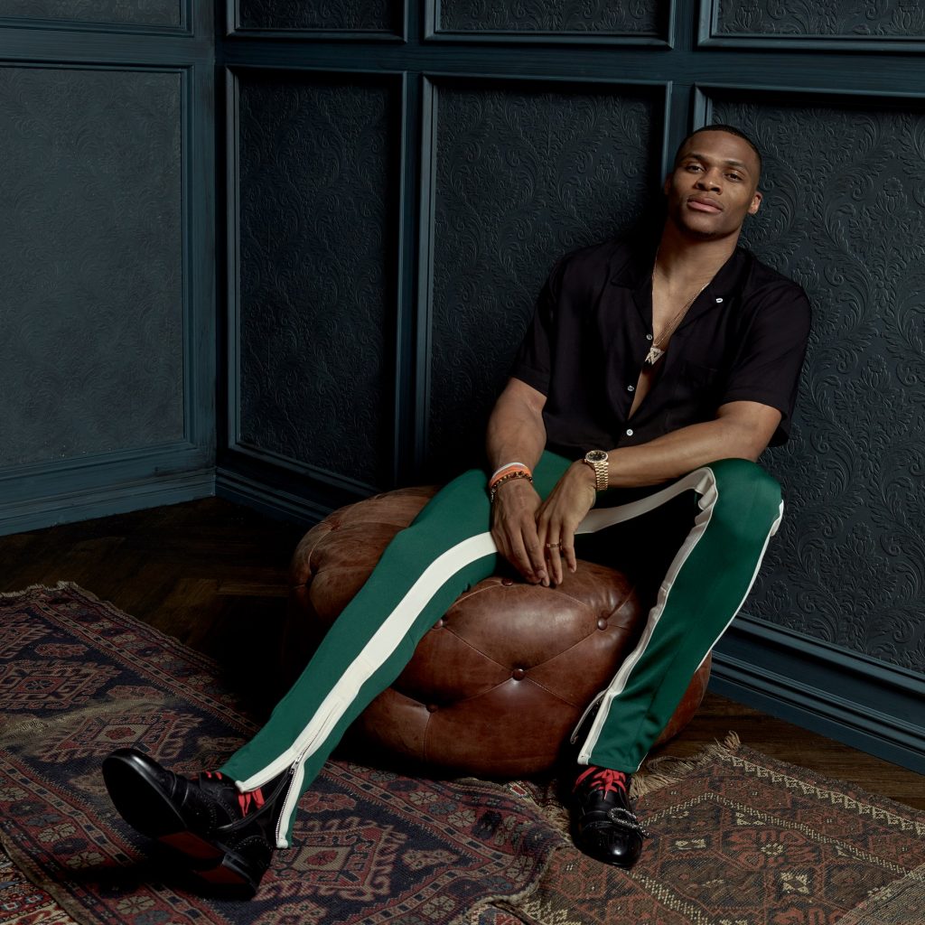 SPOTTED: Russell Westbrook in Louis Vuitton Shirt and Shorts