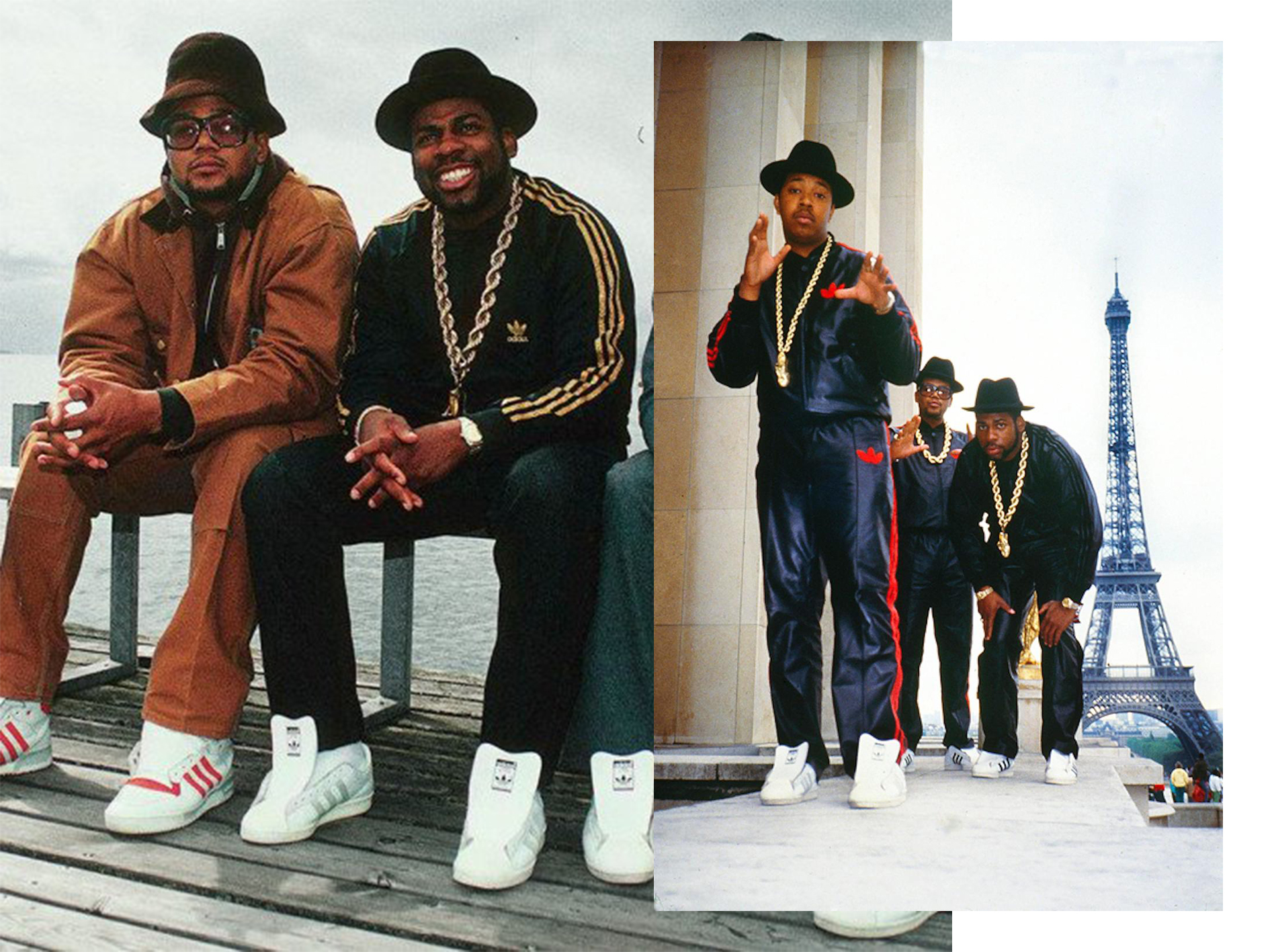 Old school shop hip hop outfits