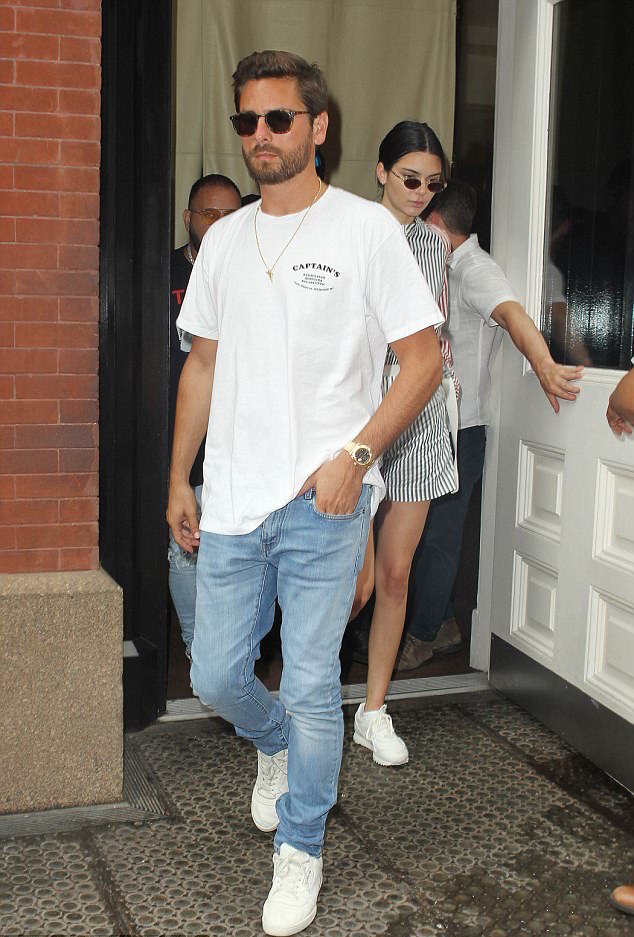 SPOTTED: Scott Disick In Captain Fin T-Shirt And Adidas Powerphase ...