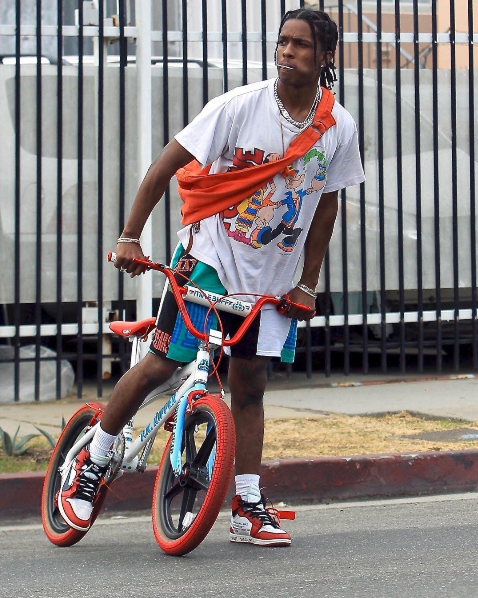 Asap rocky 2025 wearing vlone