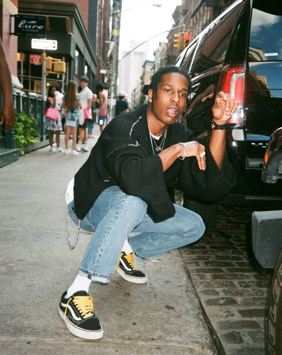 Raf simons sale jeans asap rocky