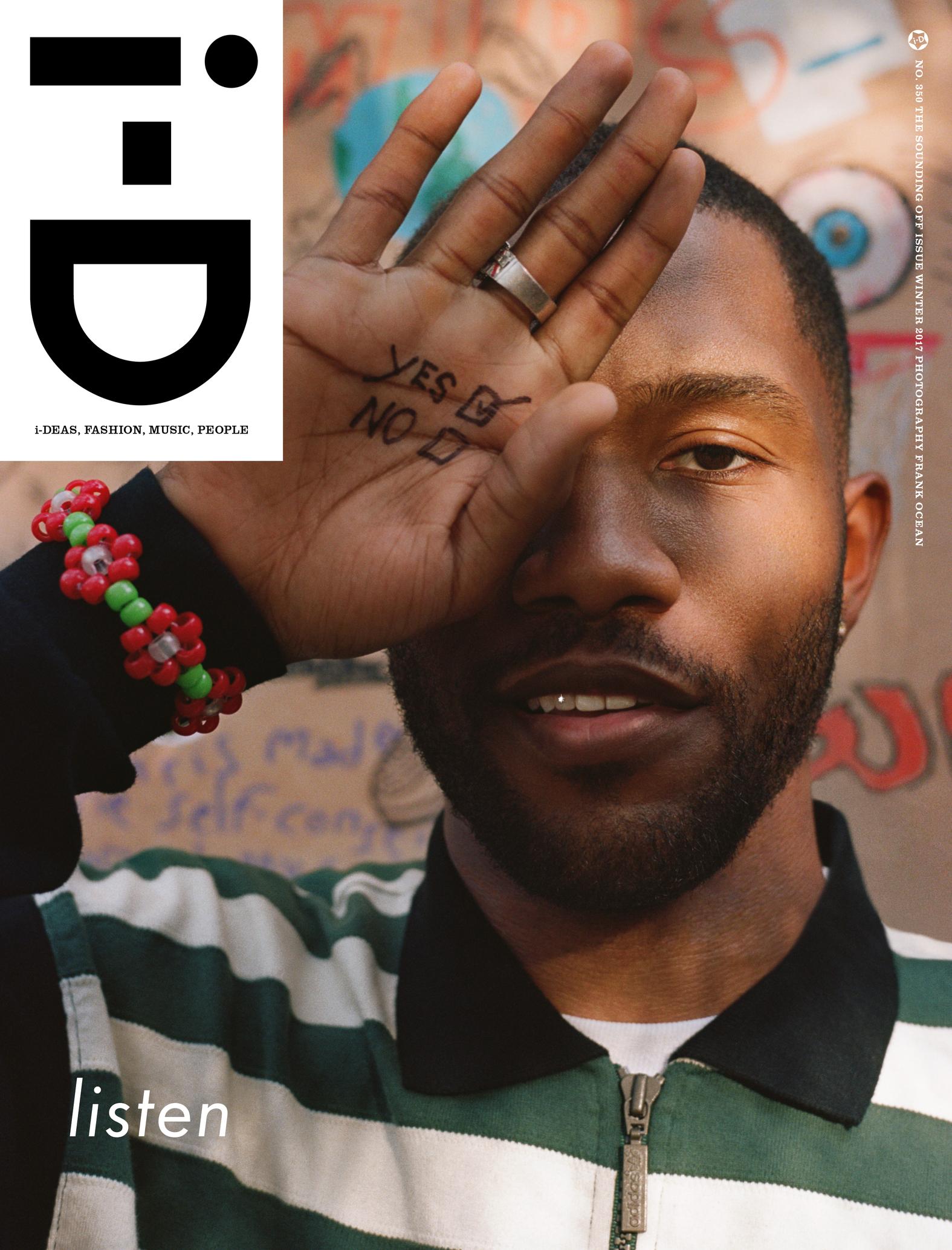 iD Unveil Frank Ocean As Cover Star With Rare Interview And Photo