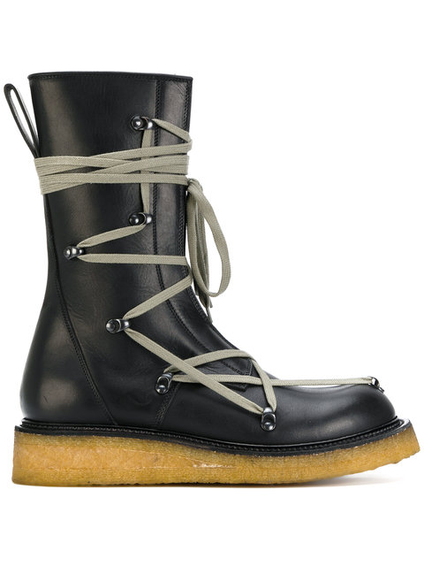 Rick Owens Releases 4 Platform Lace-Up Creeper Boots – PAUSE Online ...