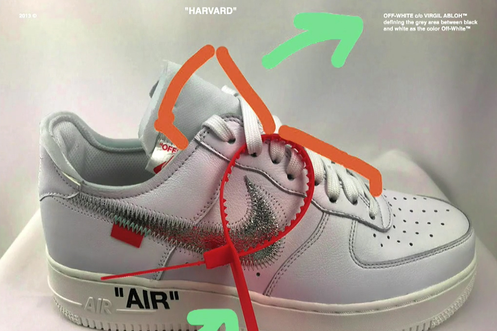 Unreleased Off-White x Nike Air Force 1 Samples on Display at