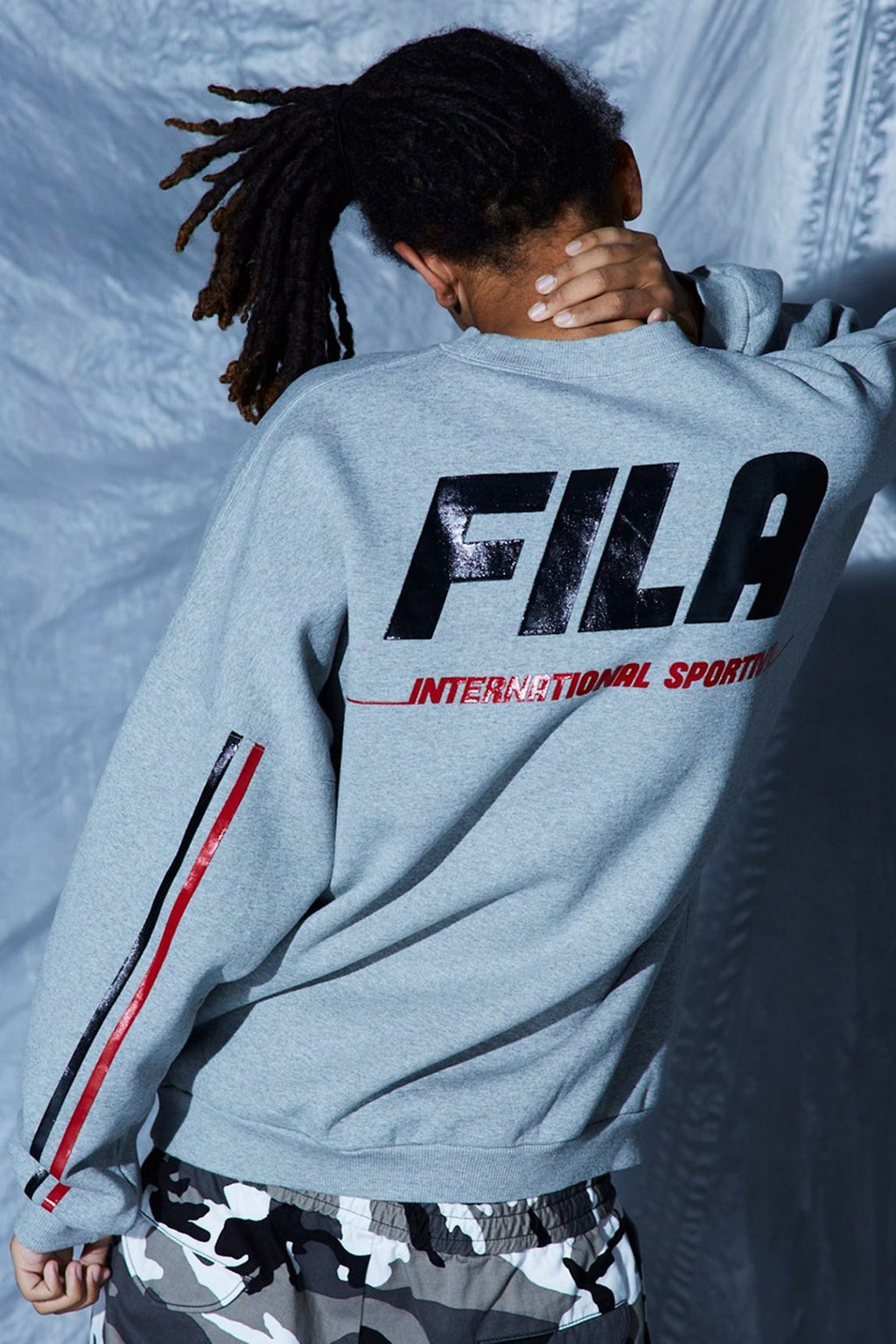 Fila international sport outlet hoodie sweatshirt