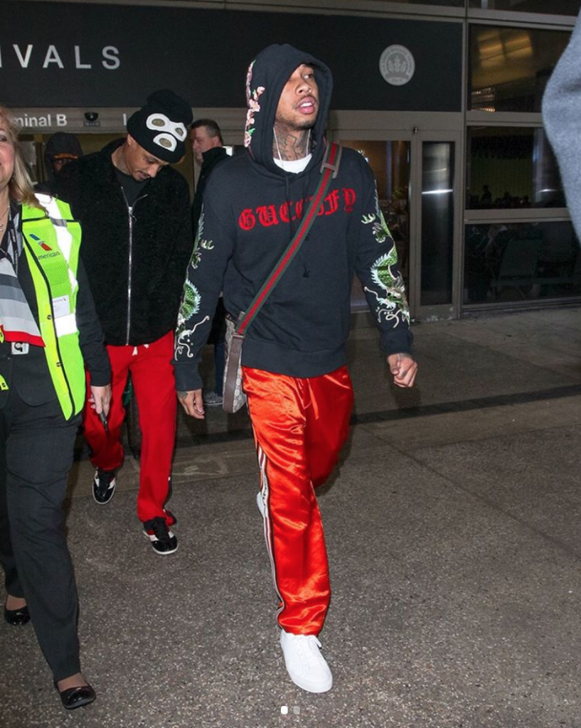 SPOTTED: Tyga Wearing Gucci And Common 