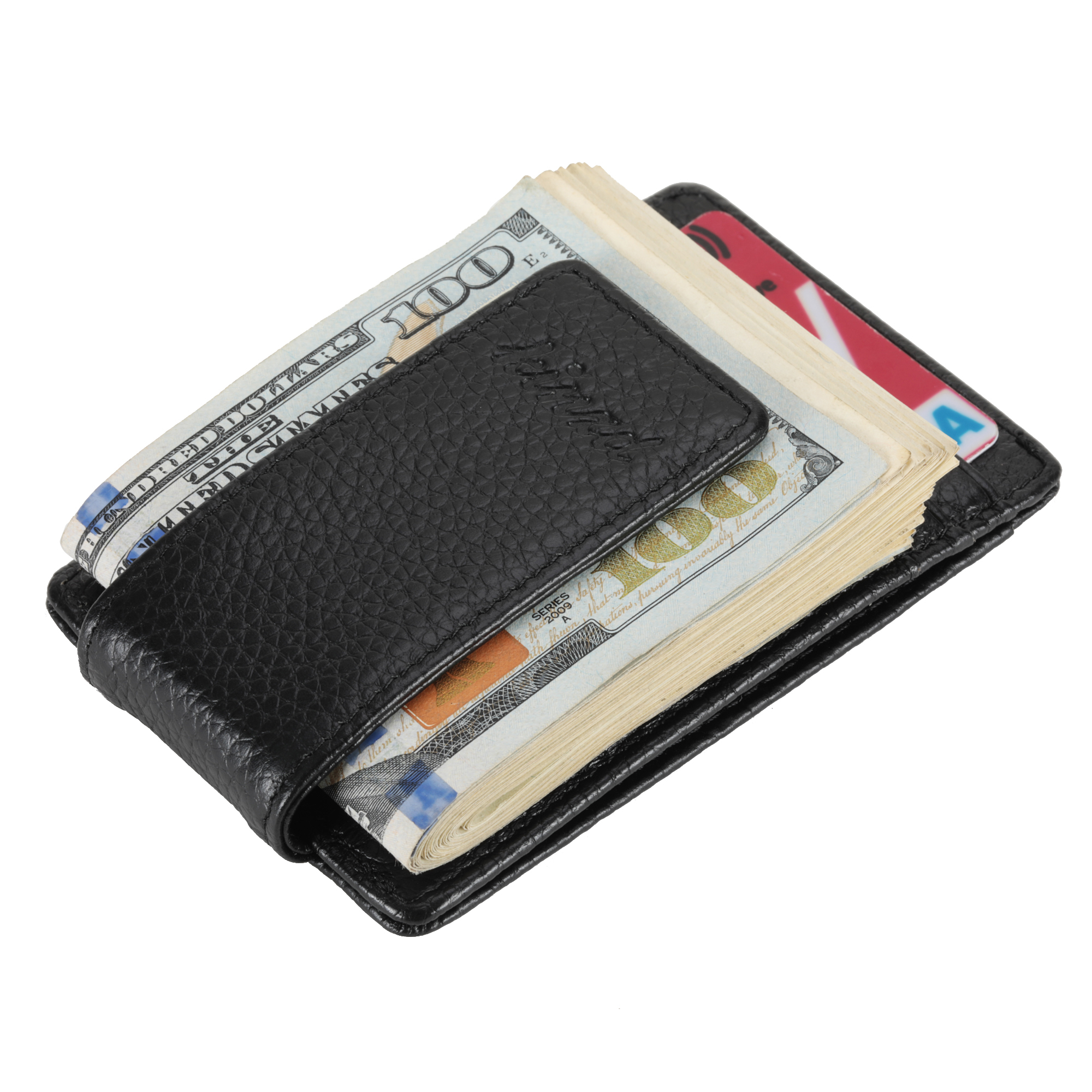 Lichee Pattern Magnetic Leather Money Clip – PAUSE Online | Men's ...